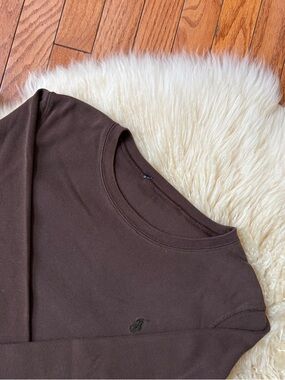 Ralph Lauren Mocha Brown Long Sleeve Top